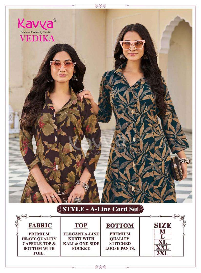 Kavya Suits Devika Vol 4 Stitched Kurti Pant Set - Amrah Wholesale