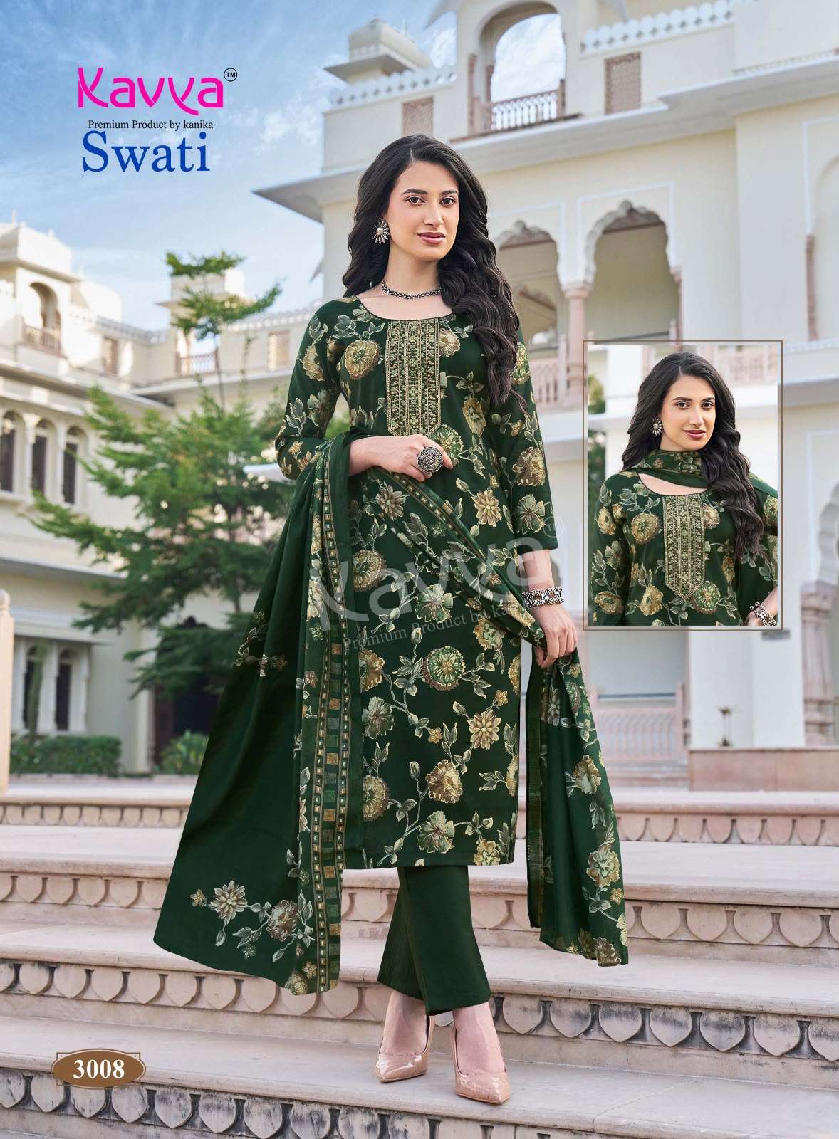 Kavya Swati Vol 3 Chanderi Modal Kurti Pant Dupatta Set
