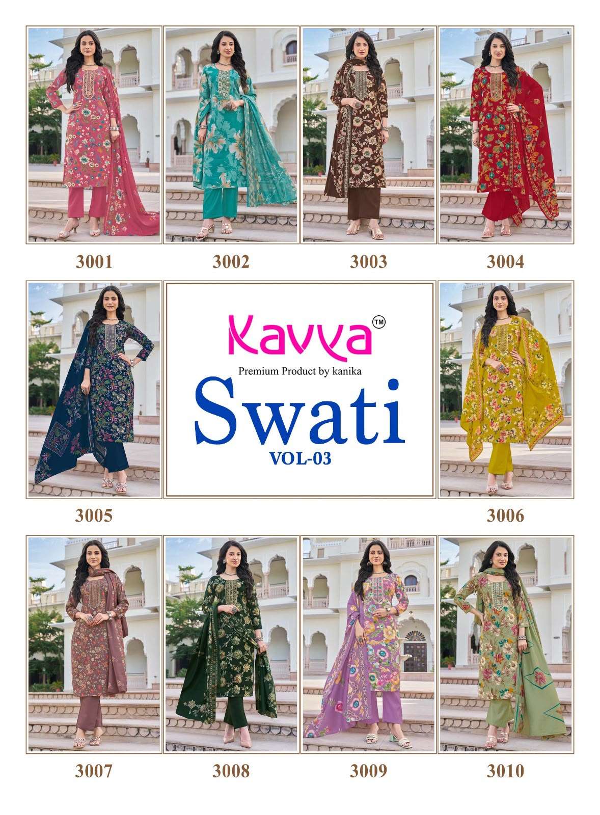 Kavya Swati Vol 3 Chanderi Modal Kurti Pant Dupatta Set