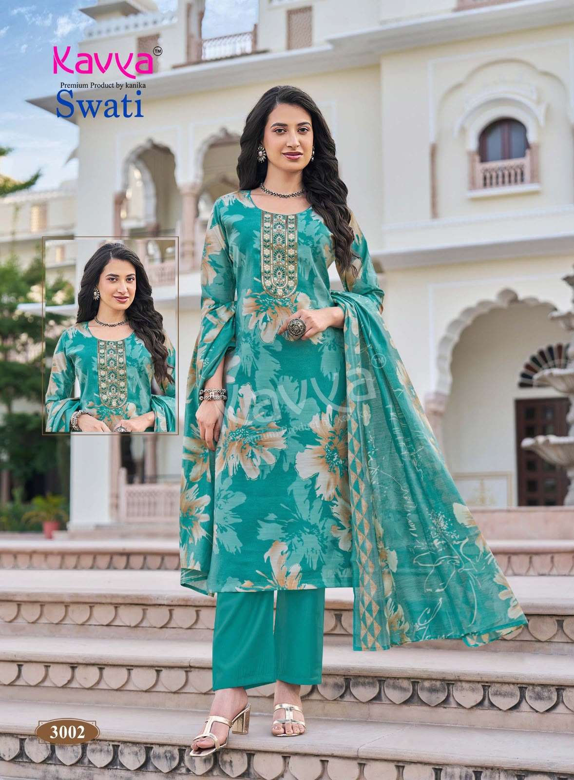 Kavya Swati Vol 3 Chanderi Modal Kurti Pant Dupatta Set