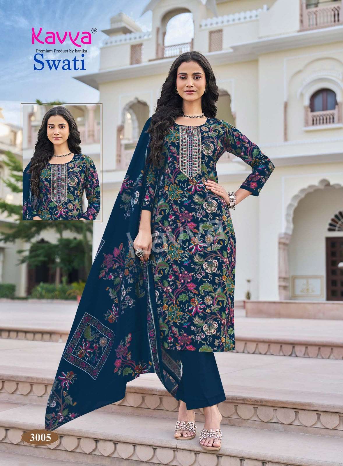 Kavya Swati Vol 3 Chanderi Modal Kurti Pant Dupatta Set