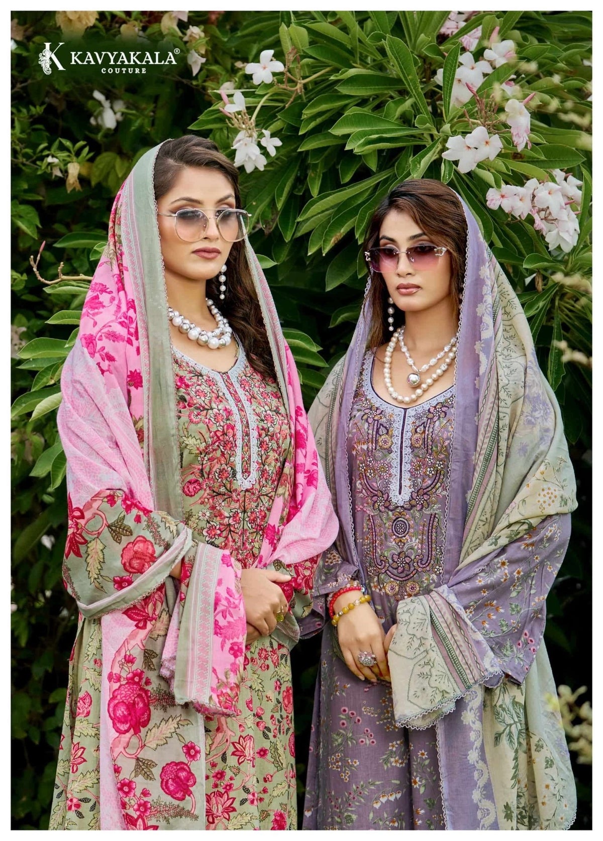 Kavyakala Rihaana Vol 16 Designer Lawn Cotton Dress Material Wholesale - Amrah Wholesale