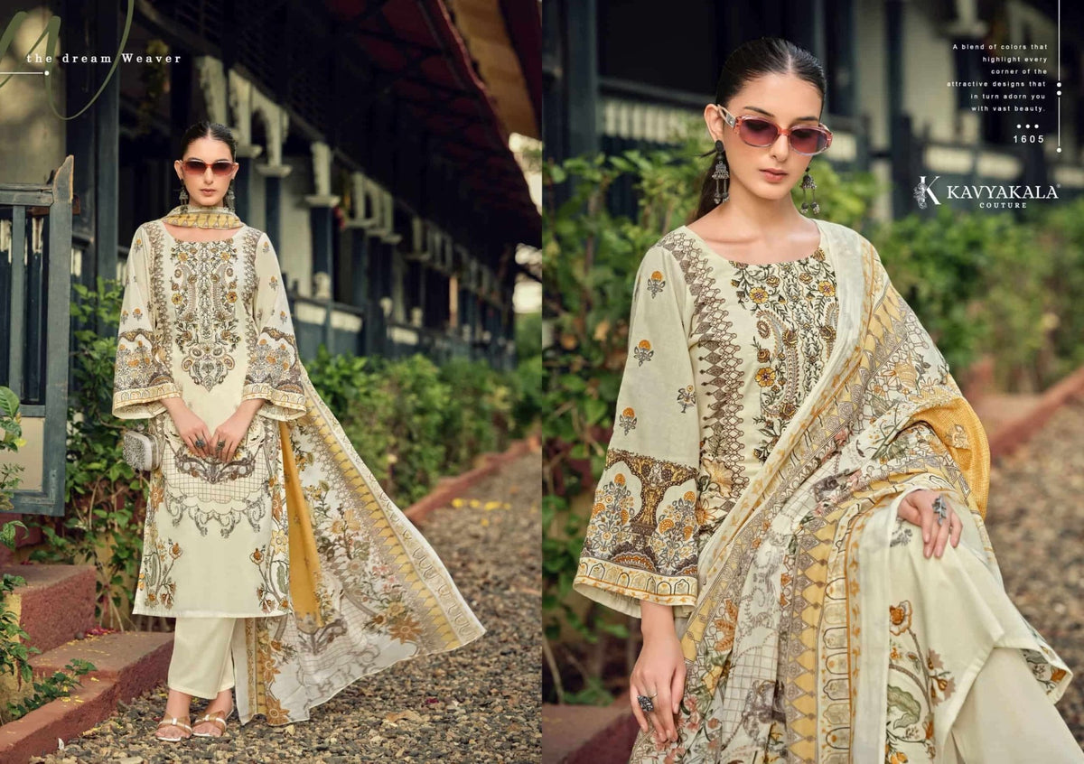 Kavyakala Rihaana Vol 16 Designer Lawn Cotton Dress Material Wholesale - Amrah Wholesale