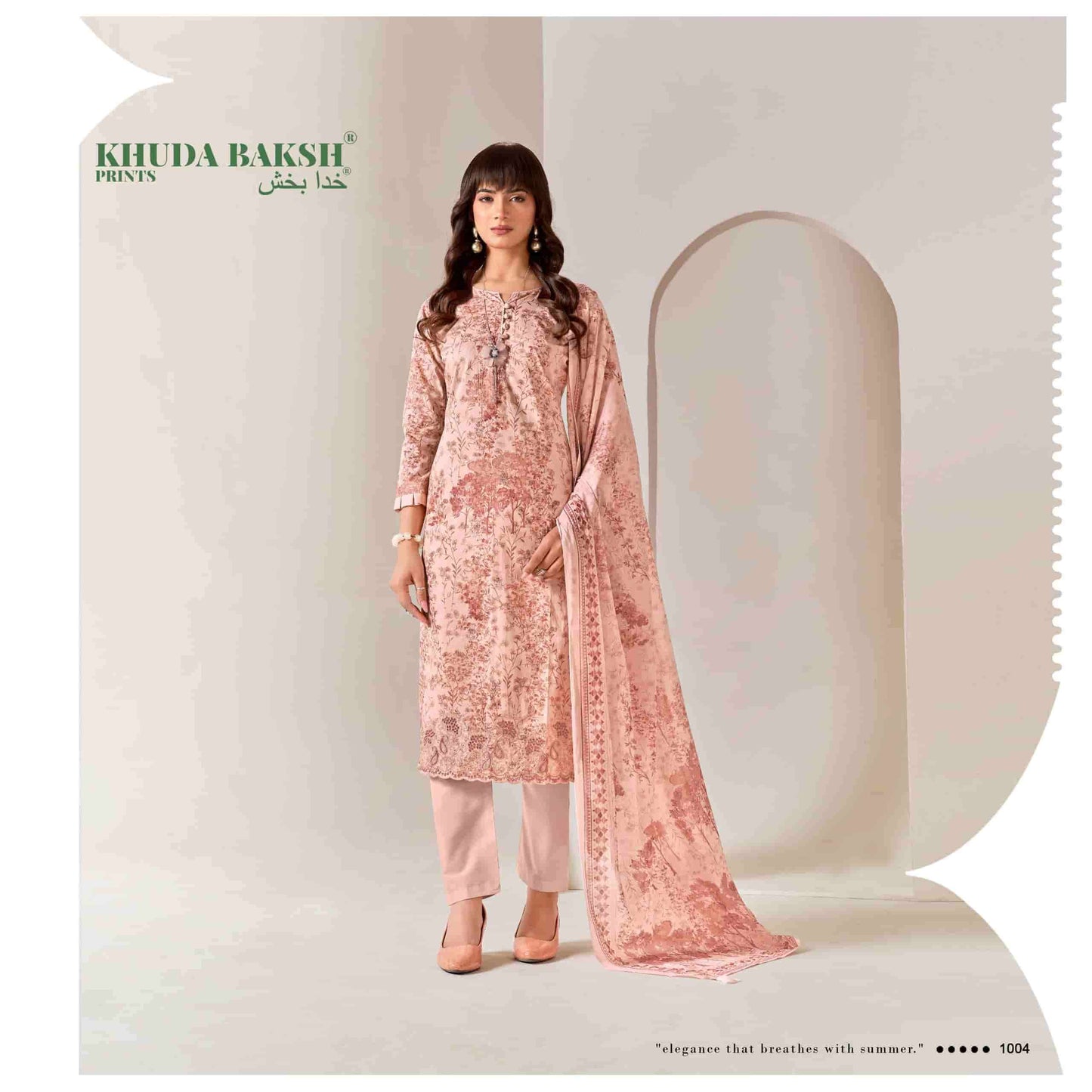 Khuda Bakhs Prints Chikankari Vol 2 Pure Pakistani Lawn Pakistani Suit