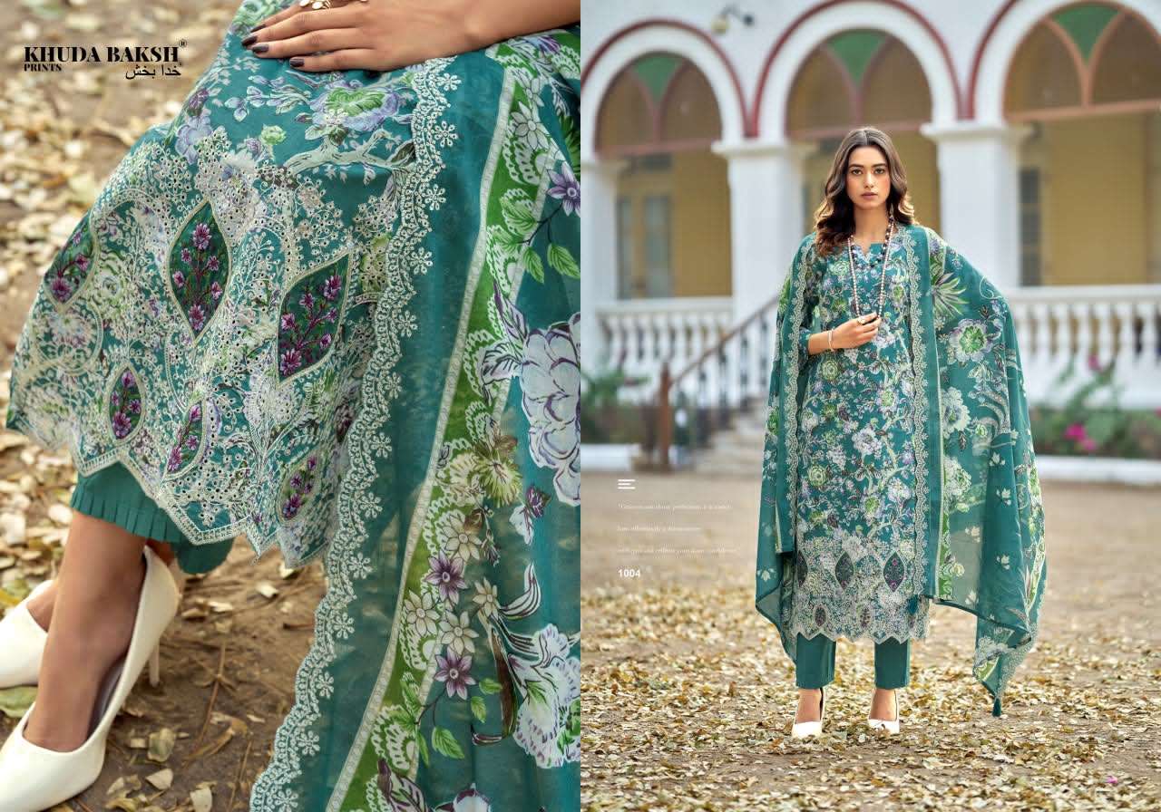 Khuda Baksh Prints Dastaan E Jashan Hitlist Pure Pakistani Lawn Pakistani Suit - Amrah Wholesale