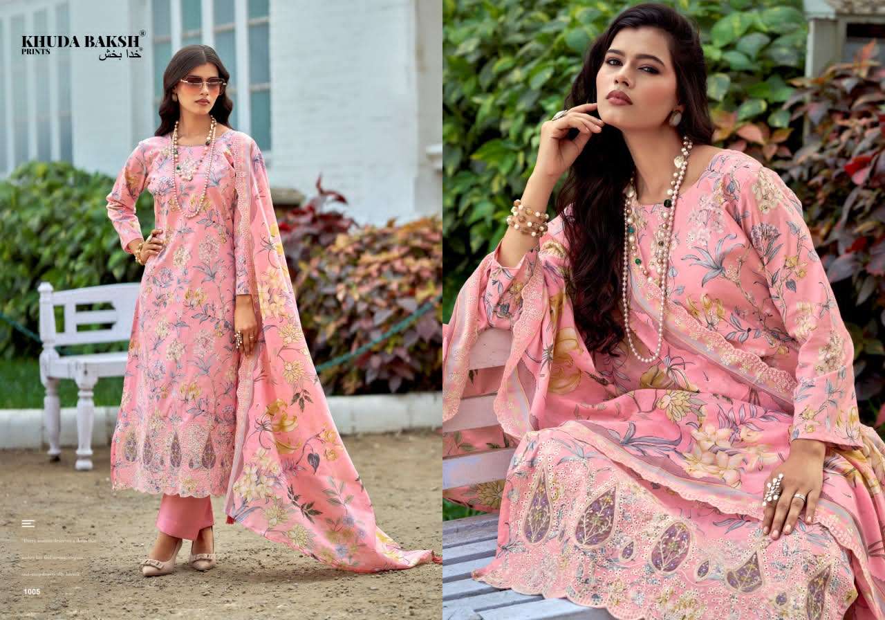 Khuda Baksh Prints Dastaan E Jashan Hitlist Pure Pakistani Lawn Pakistani Suit - Amrah Wholesale