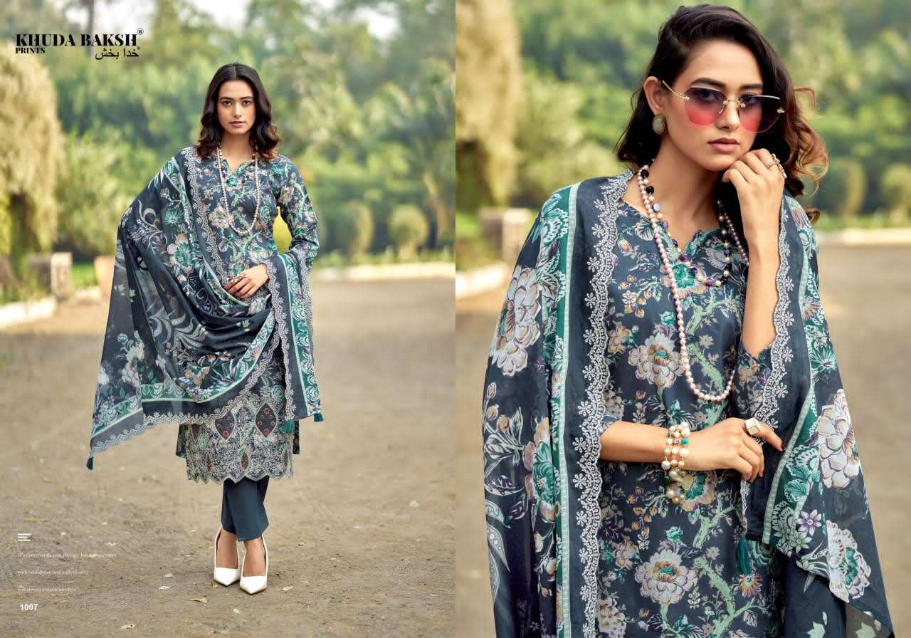 Khuda Baksh Prints Dastaan E Jashan Hitlist Pure Pakistani Lawn Pakistani Suit - Amrah Wholesale