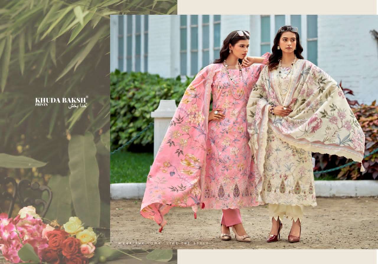 Khuda Baksh Prints Dastaan E Jashan Hitlist Pure Pakistani Lawn Pakistani Suit - Amrah Wholesale