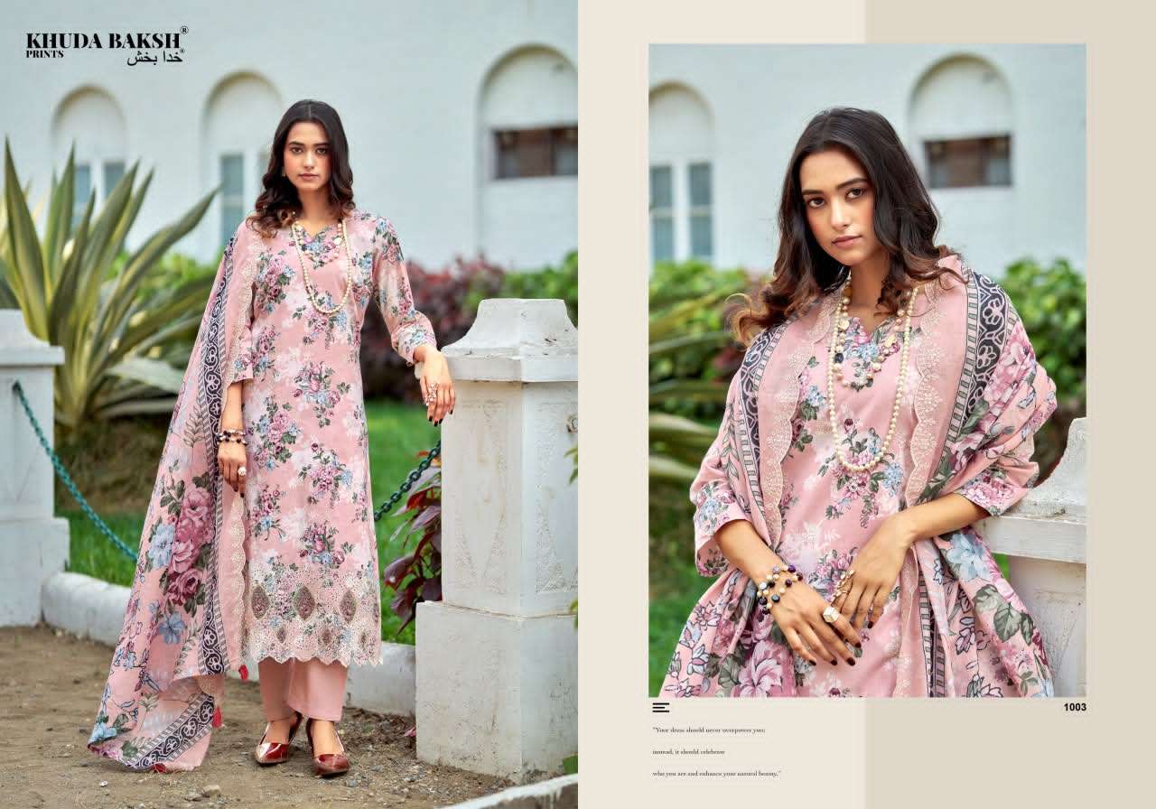 Khuda Baksh Prints Dastaan E Jashan Hitlist Pure Pakistani Lawn Pakistani Suit - Amrah Wholesale