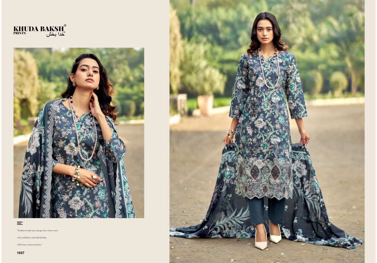 Khuda Baksh Prints Dastaan E Jashan Hitlist Pure Pakistani Lawn Pakistani Suit - Amrah Wholesale