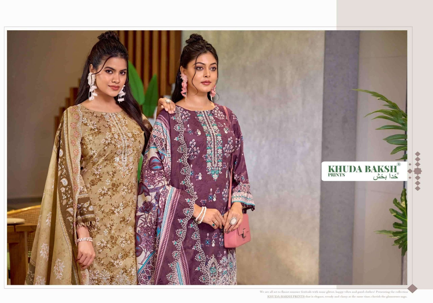 Khuda Baksh Prints Dastaan E Jashan Vol 2 Pakistani Lawn Suit - Amrah Wholesale