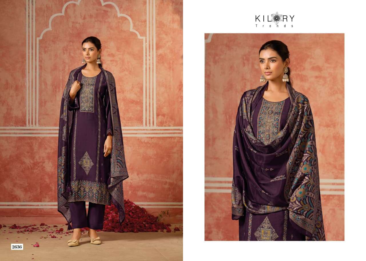 Kilory Dainaa Pure Muslin Dress Material