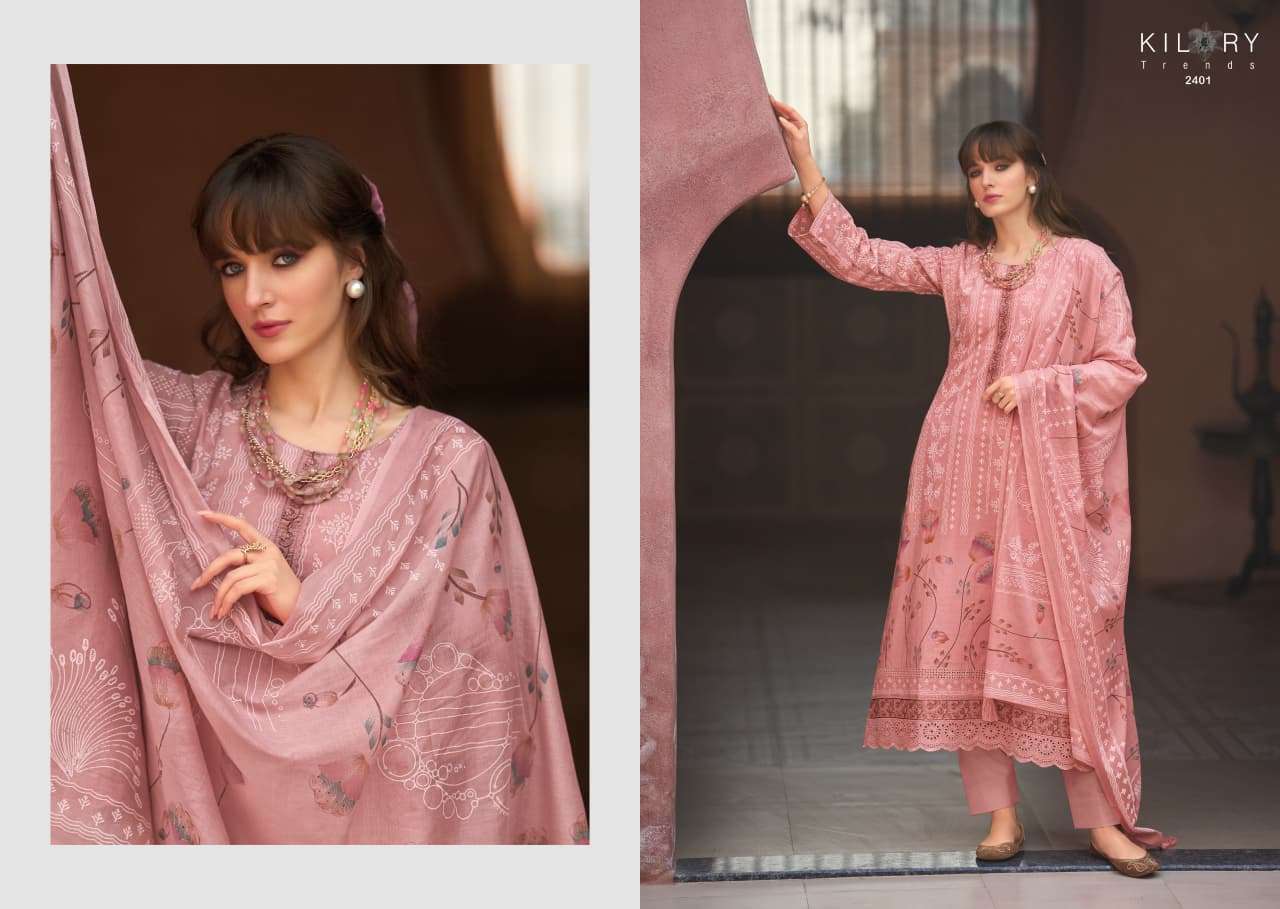 Kilory Elahen Cotton Khadi Digital Printed Dress Material - Amrah Wholesale