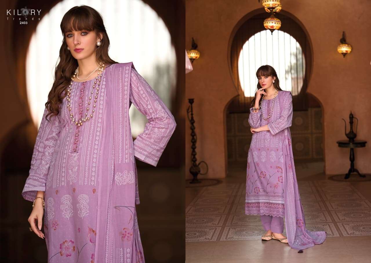 Kilory Elahen Cotton Khadi Digital Printed Dress Material - Amrah Wholesale
