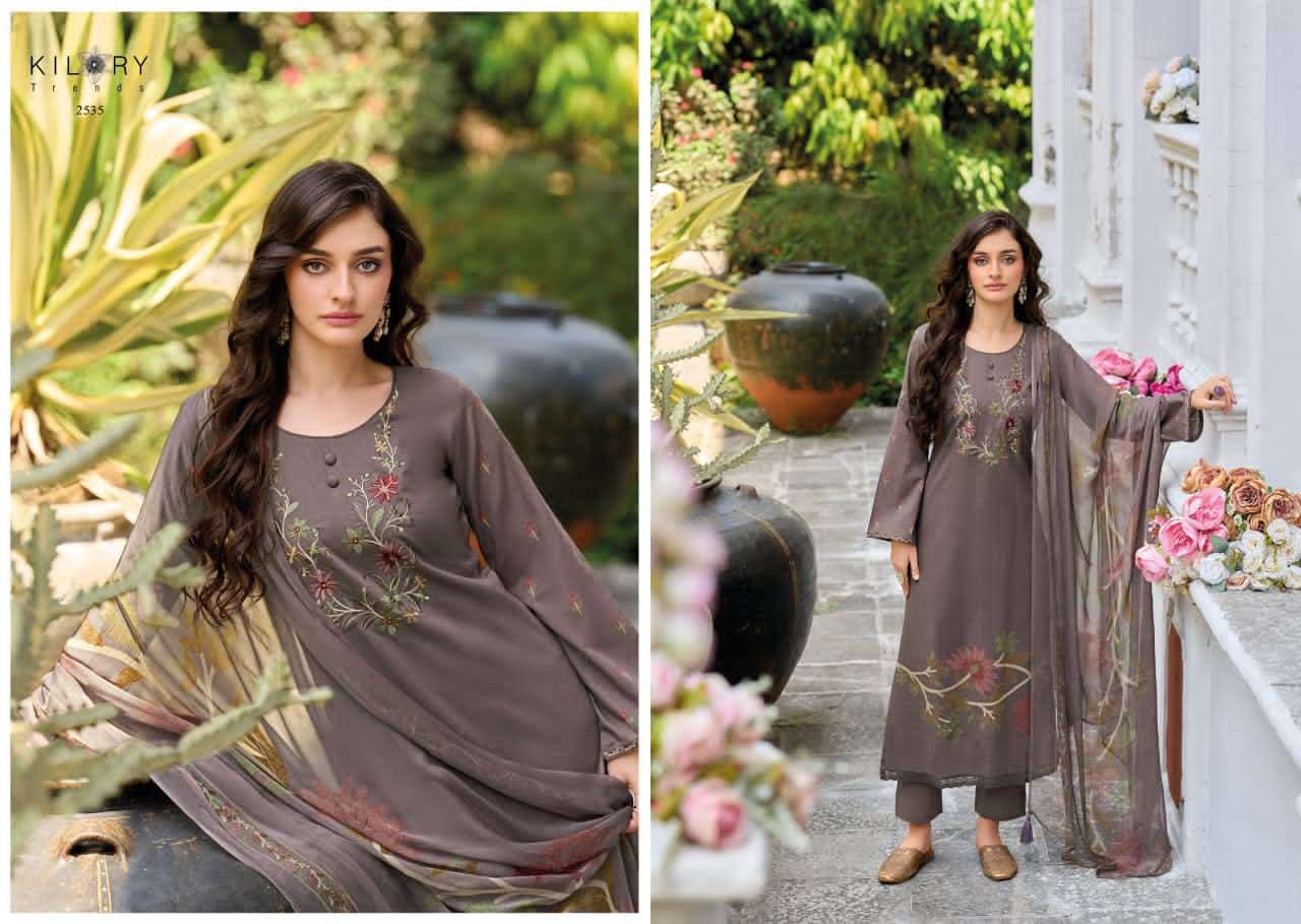 Kilory Zarina Dress Material Wholesale Catalogue - Amrah Wholesale