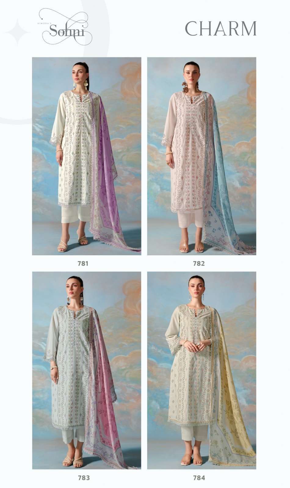 KIMORA CHARM Dress Material - Amrah Wholesale