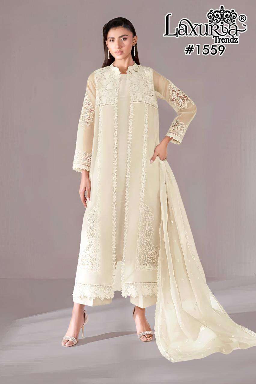 LAXURIA TRENDZ 1559 Organza Silk Embroidered Pakistani Dresses Wholesale –  Amrah – Amrah Wholesale