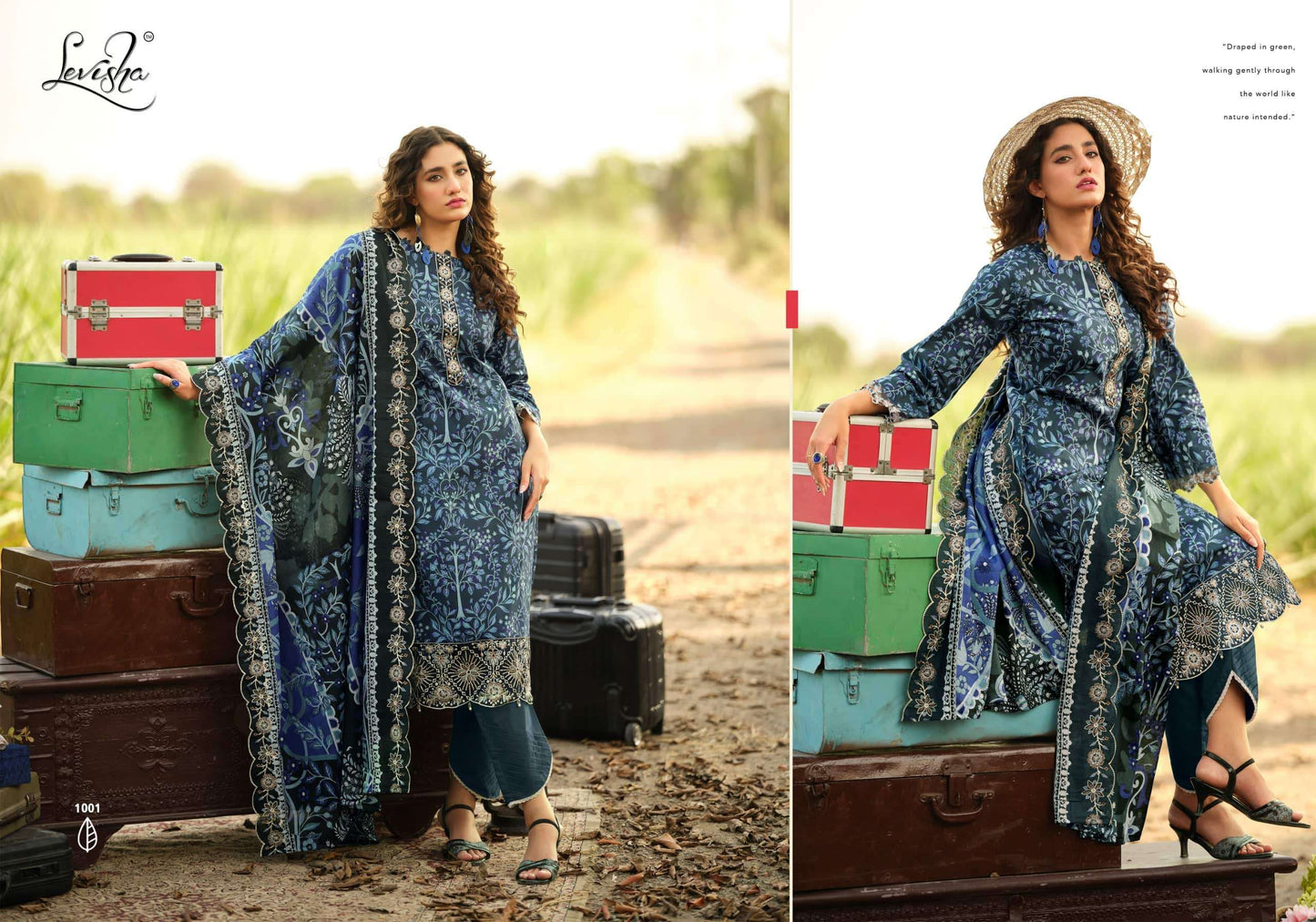 Levisha Humdum Cambric Cotton Pakistani Suit