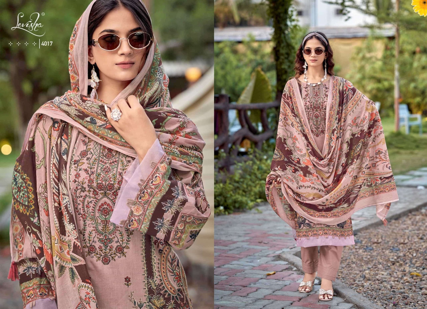 Levisha Muskan Vol 4 Cambric Cotton Embroidered Pakistani Suit - Amrah Wholesale