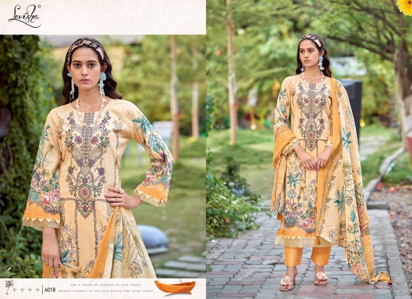 Levisha Muskan Vol 4 Cambric Cotton Embroidered Pakistani Suit - Amrah Wholesale