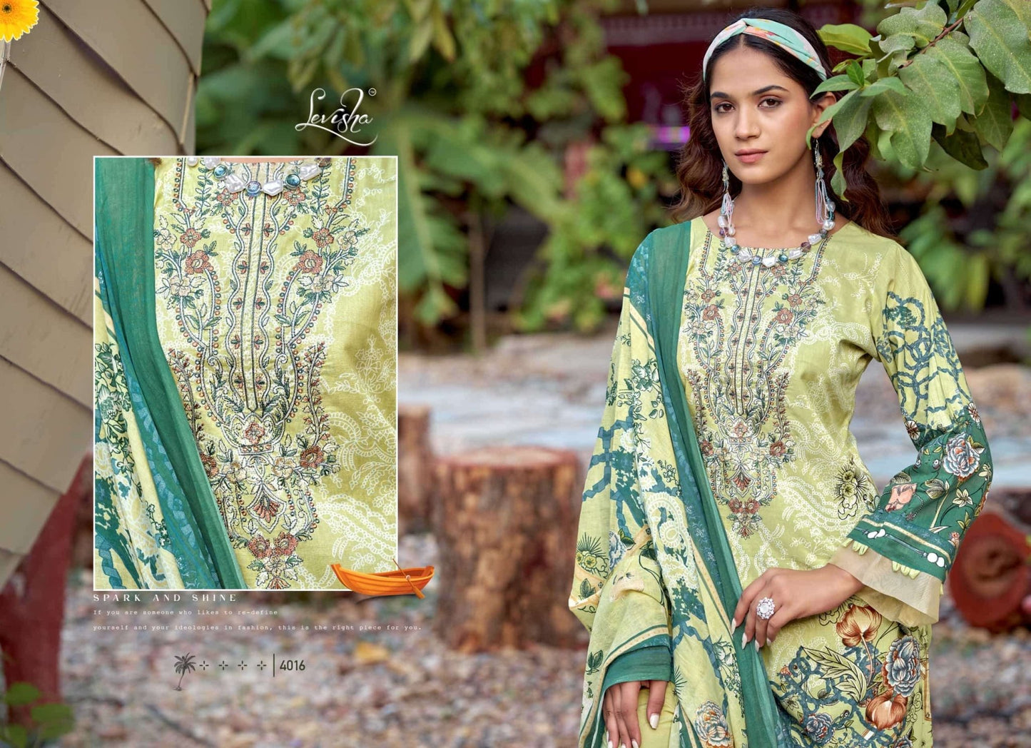 Levisha Muskan Vol 4 Cambric Cotton Embroidered Pakistani Suit - Amrah Wholesale
