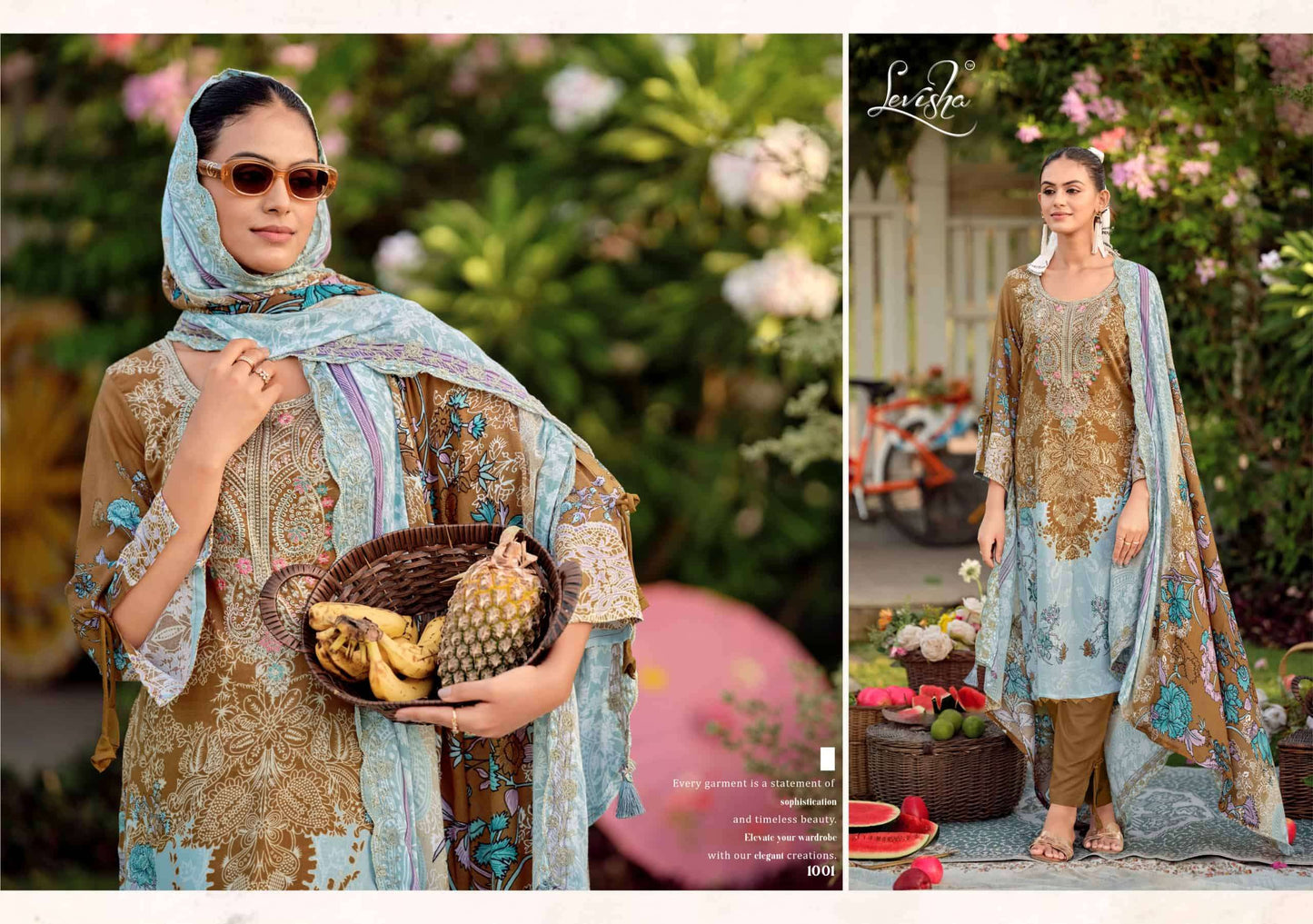 Levisha Needal Wonder Nx Vol 3 Rayon Viscose Pakistani Style Embroidered Salwar Suit Set