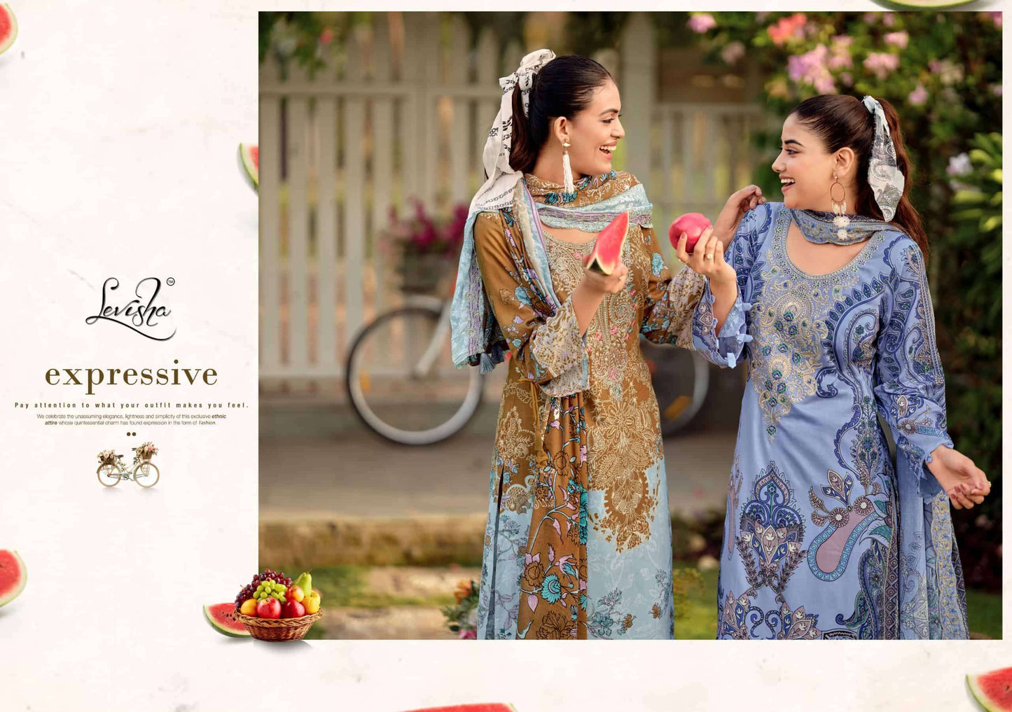 Levisha Needal Wonder Nx Vol 3 Rayon Viscose Pakistani Style Embroidered Salwar Suit Set