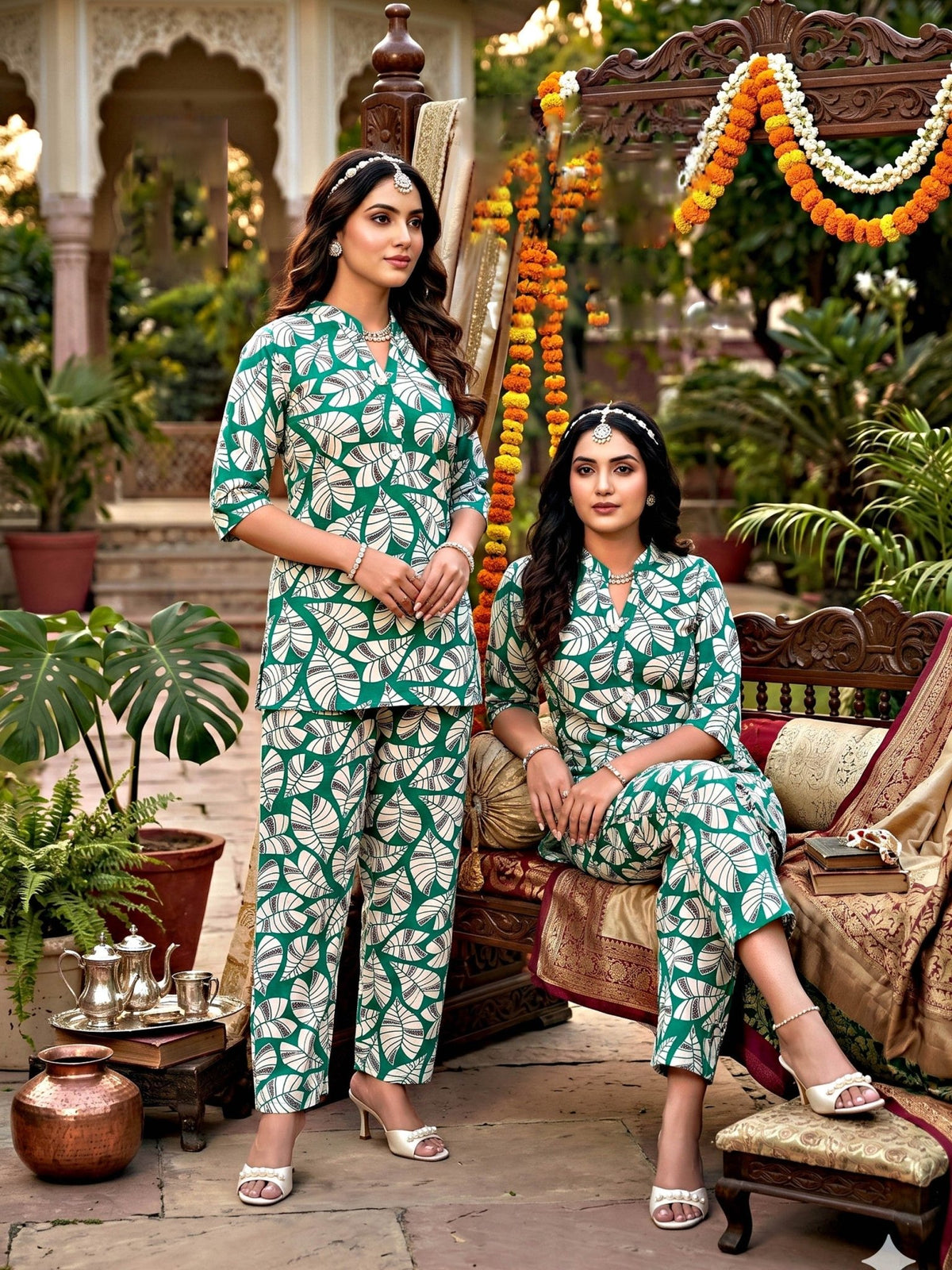 Lrc 12 Rayon Printed Co-Ord Set - Amrah Wholesale