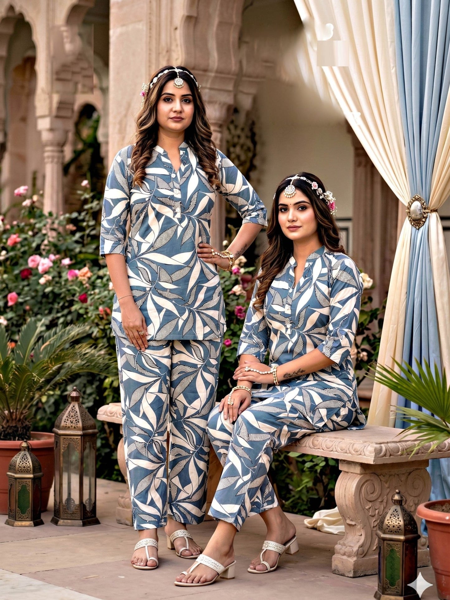Lrc 12 Rayon Printed Co-Ord Set - Amrah Wholesale