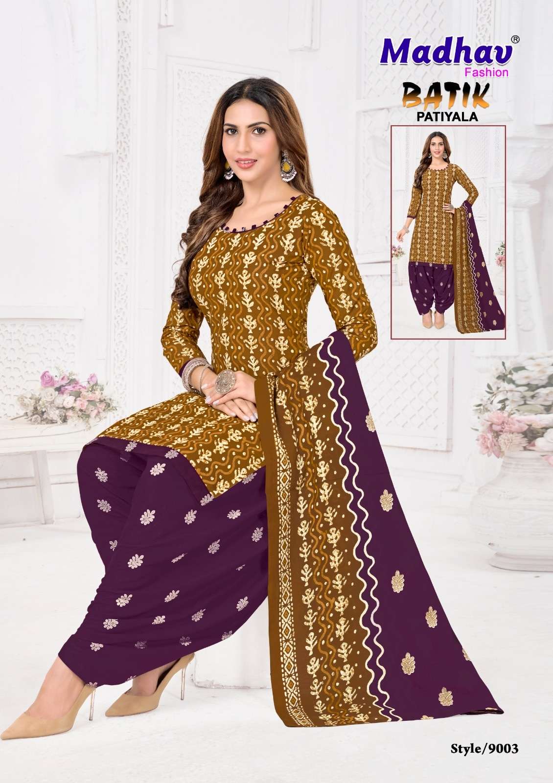 MADHAV BATIK PATIYALA VOL - 9 Dress Material Wholesale Catalogue - Amrah Wholesale