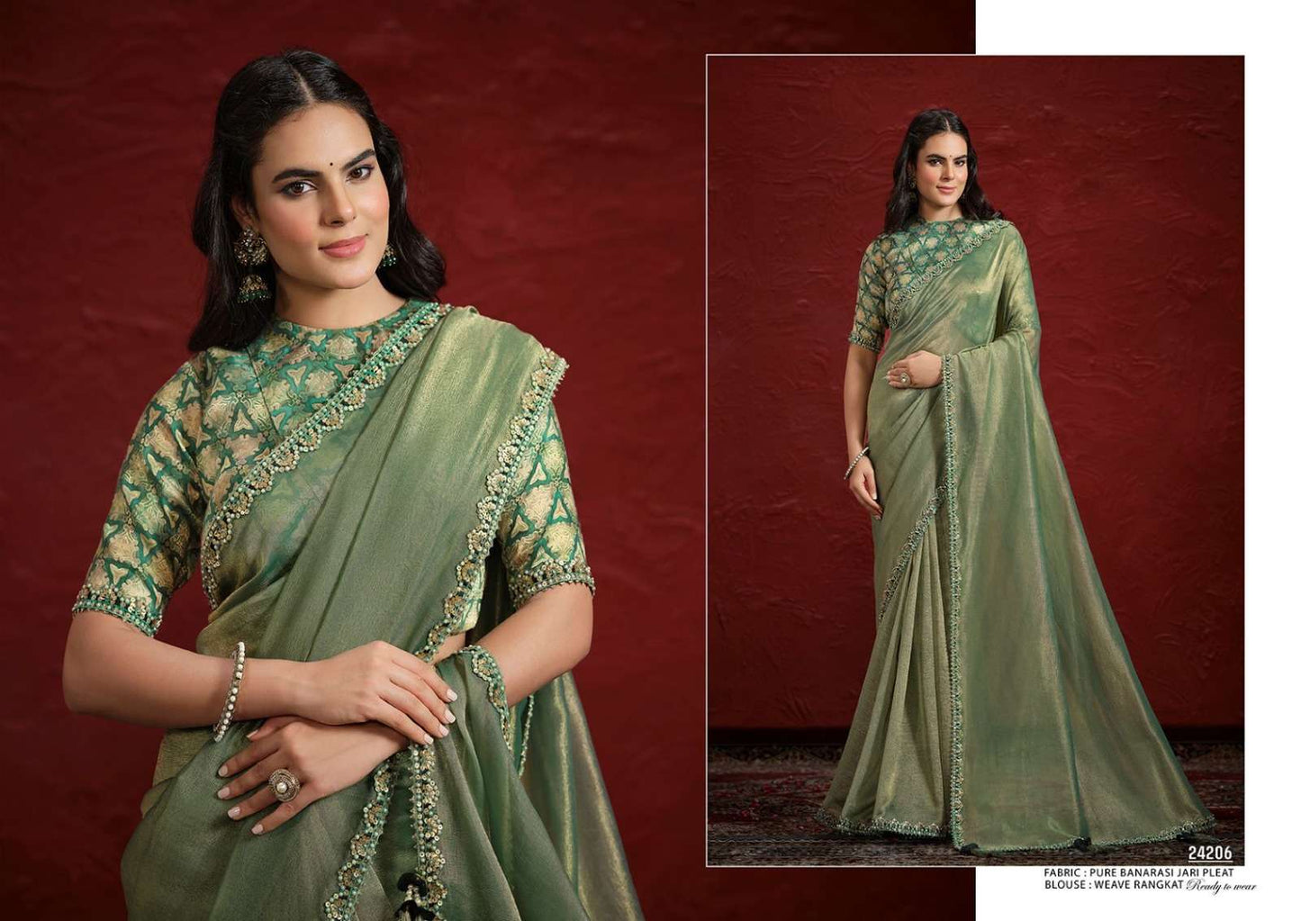 Mahotsav Mohmanthan 24200 Aaina Saree Wholesale Catalogue