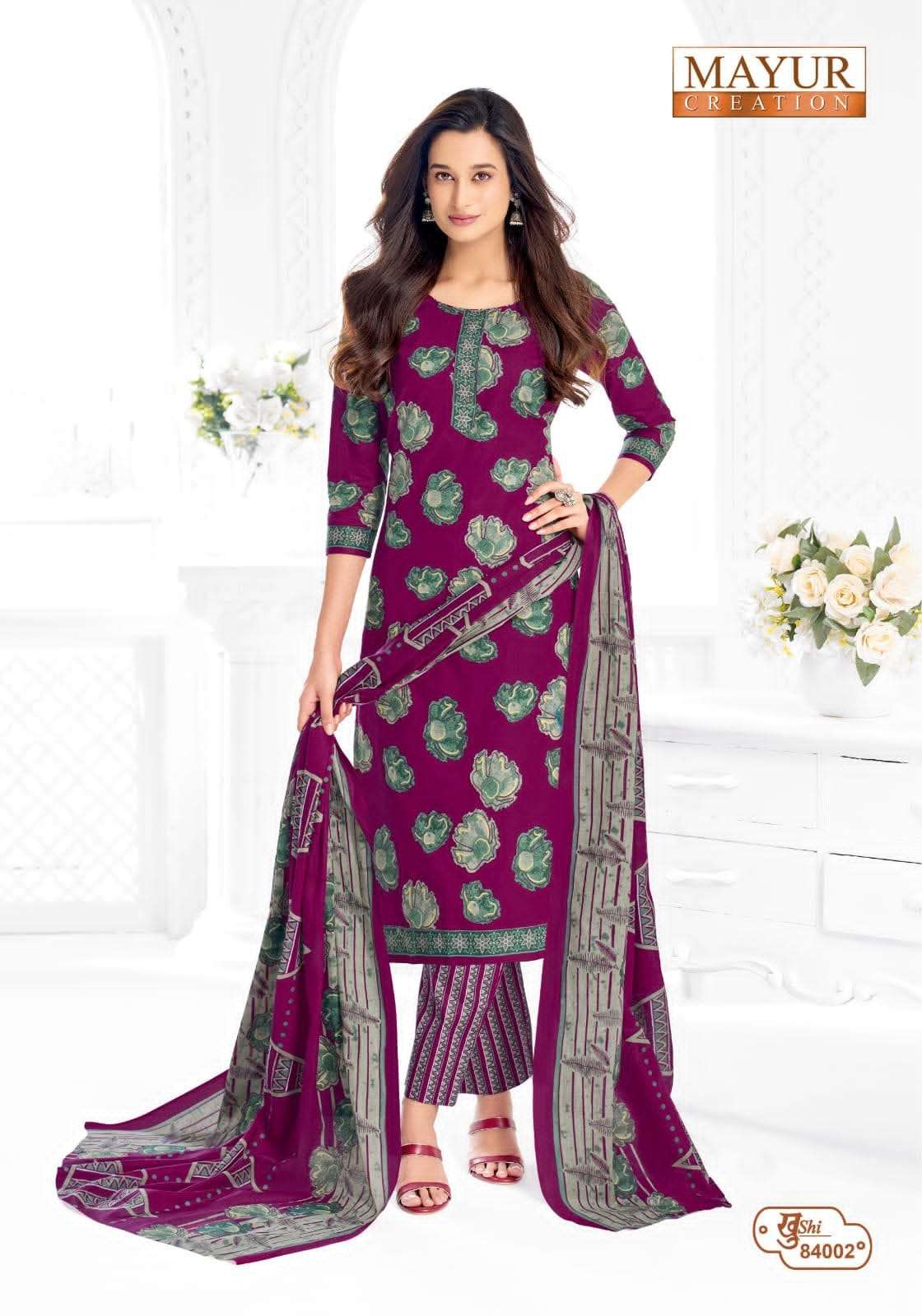 Mayur Creation Khushi Vol 84 Cotton Dress Material - Amrah Wholesale