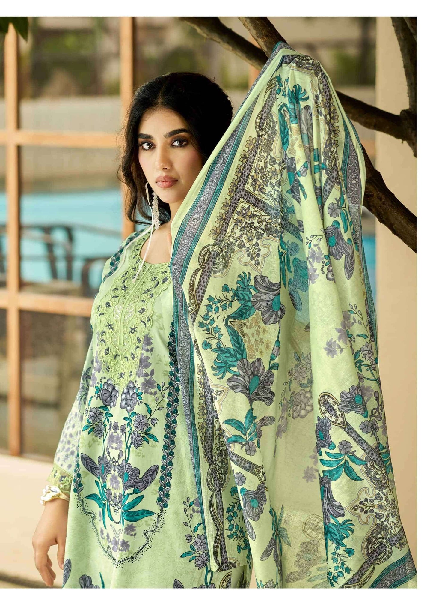 Mishri Creation Orient Vol 1 Popline Cotton Pakistani Suit