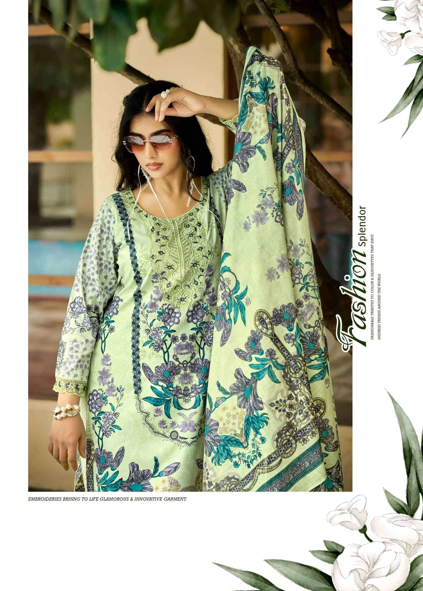 Mishri Creation Orient Vol 1 Popline Cotton Pakistani Suit