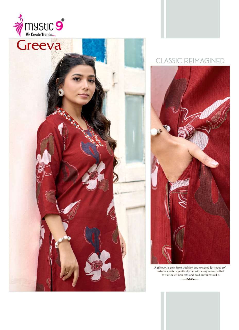 Mystic 9 Greeva Co Ord Set Wholesale Catalogue - Amrah Wholesale