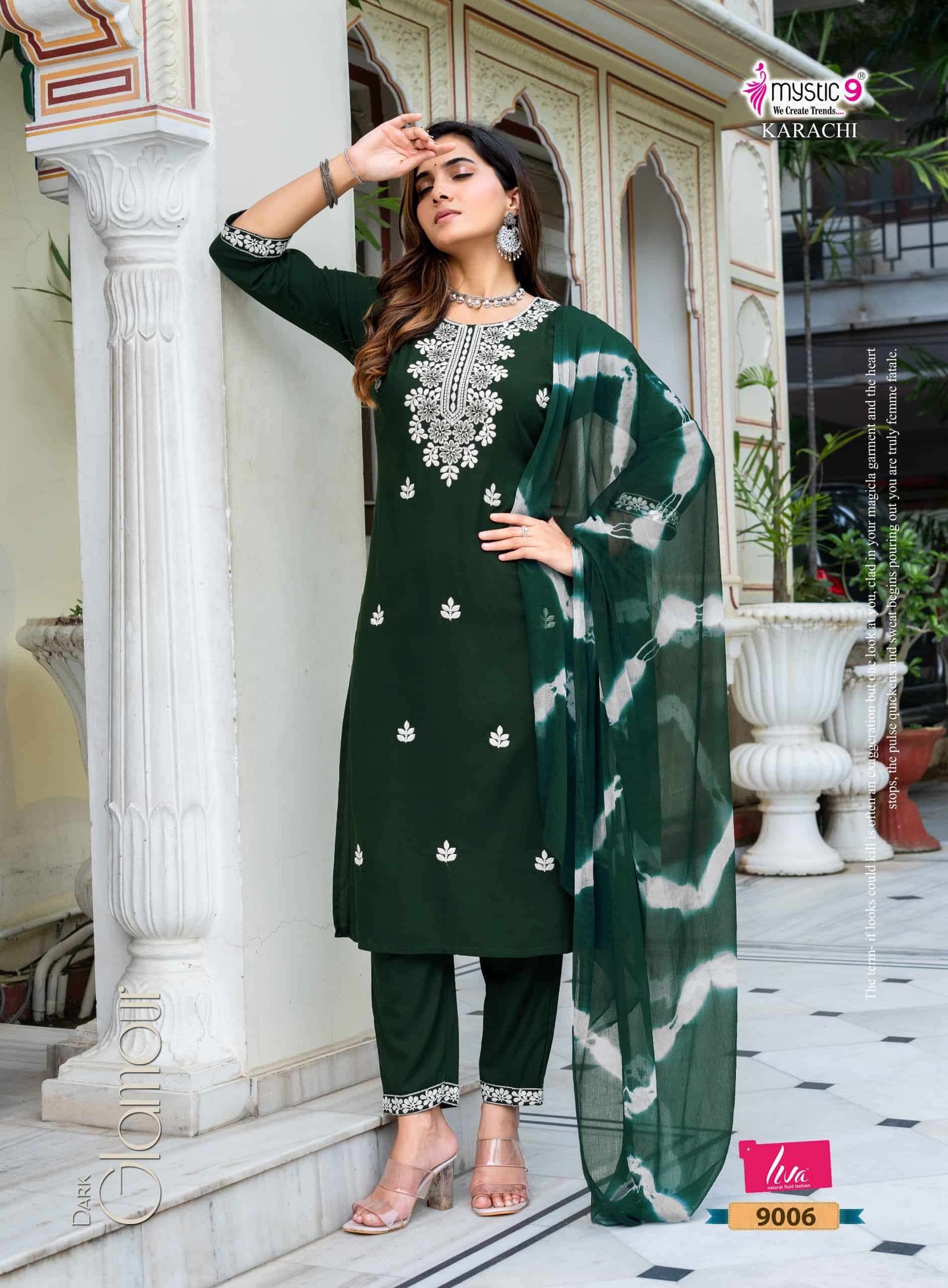 Mystic 9 Karachi Vol 9 Dresses Set Wholesale Catalogue - Amrah Wholesale