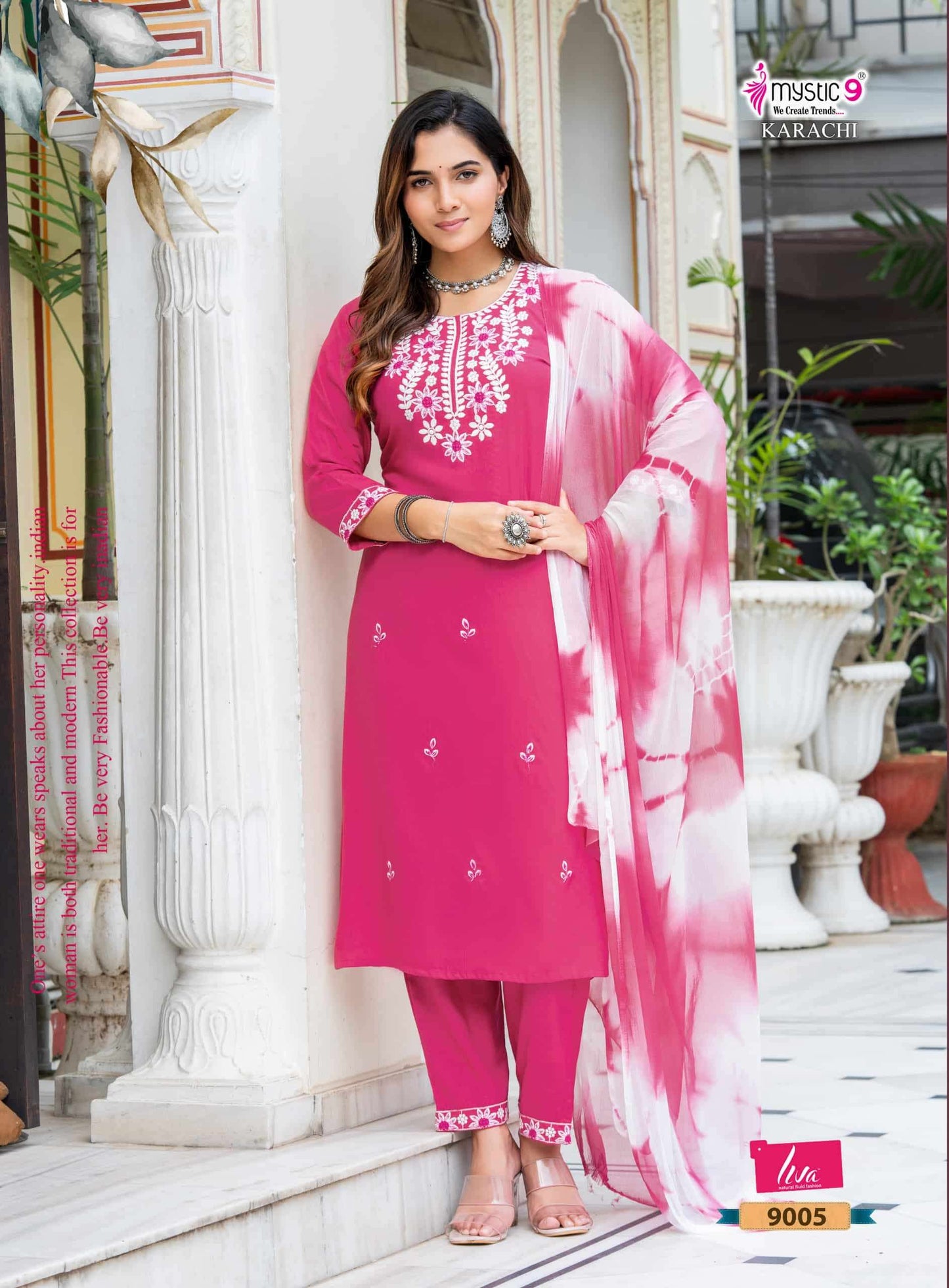 Mystic 9 Karachi Vol 9 Dresses Set Wholesale Catalogue - Amrah Wholesale