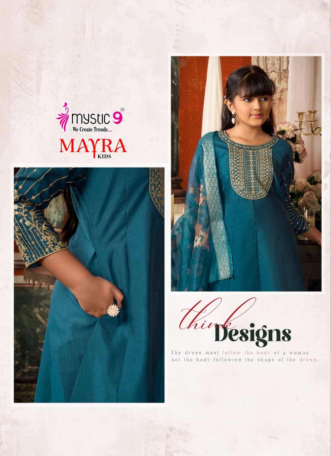 Mystic 9 Mayra Kids Vol 1 Readymade Girls Ethnic Wear