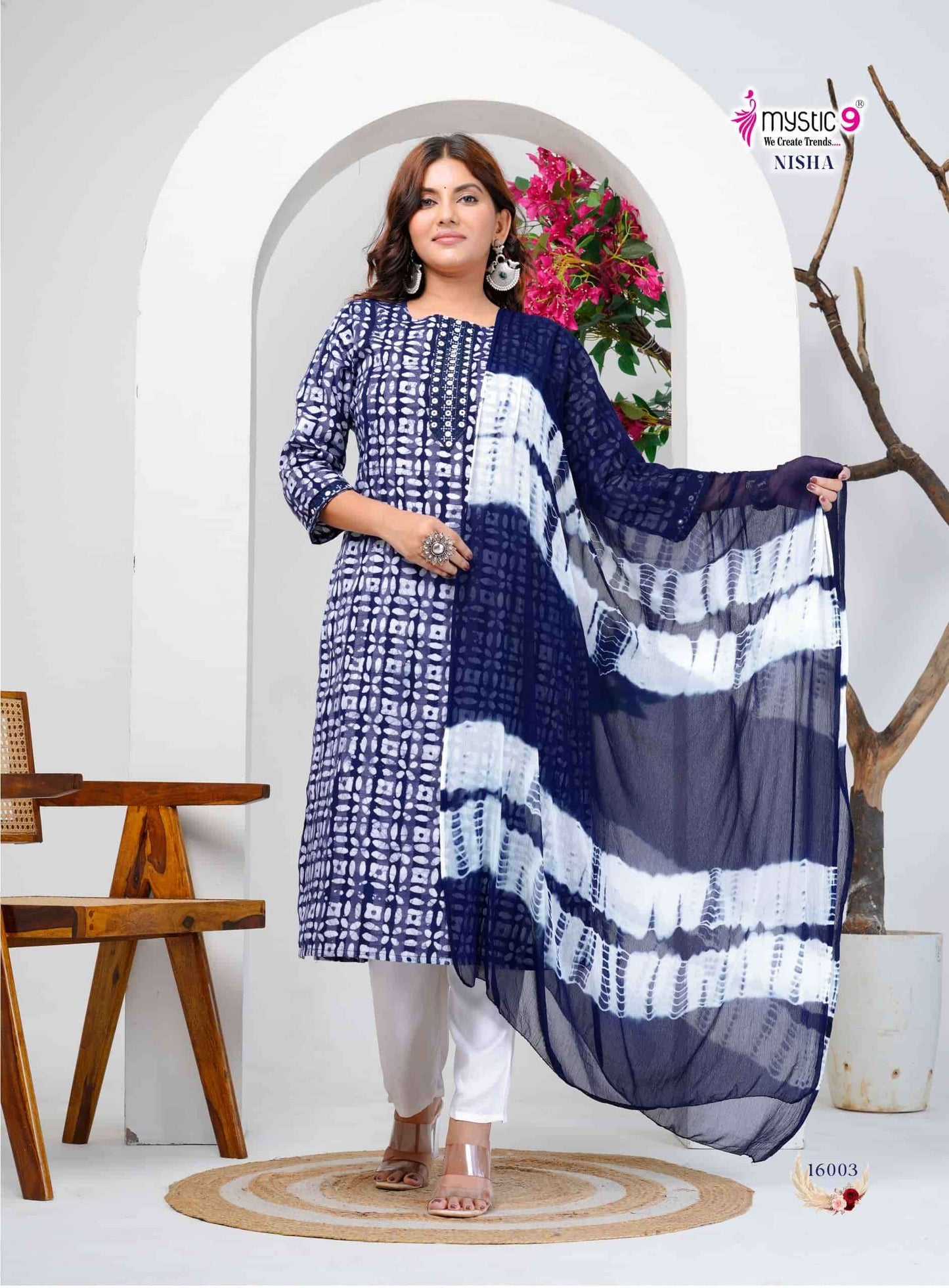 Mystic 9 Nisha Vol 16 Cotton Kurti Set