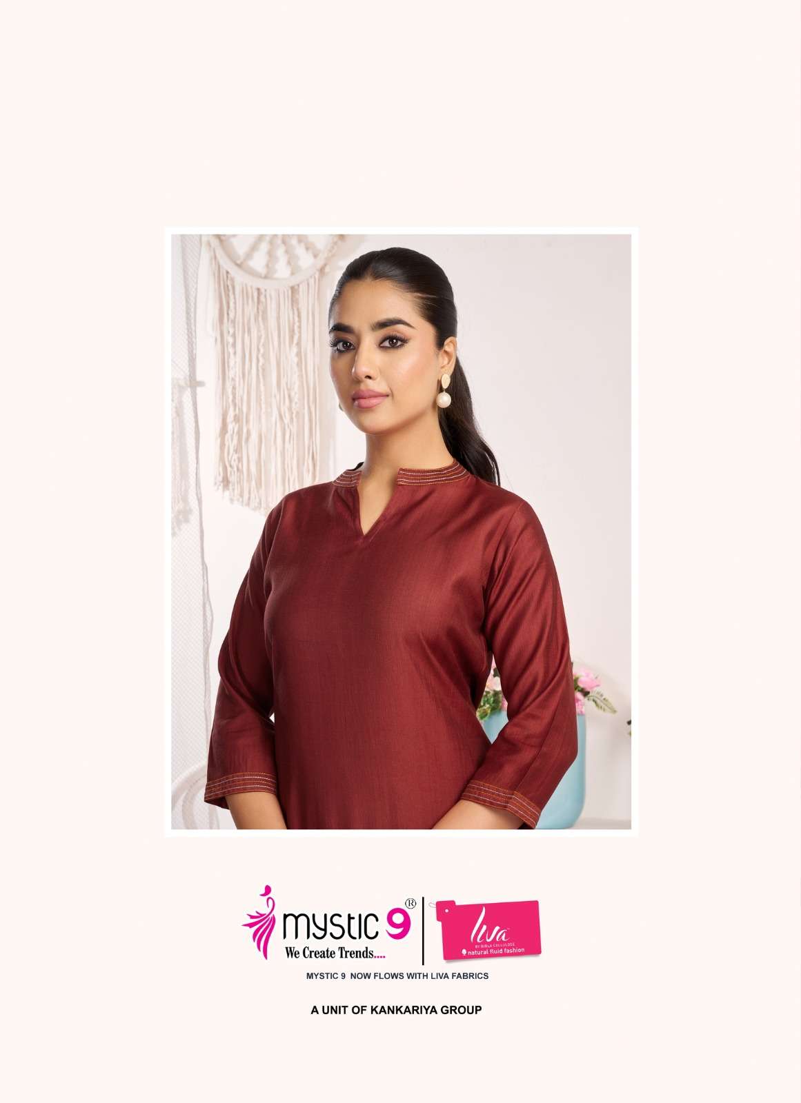 Mystic 9 Sunaina Vertican Embroidered Co Ord Set - Amrah Wholesale
