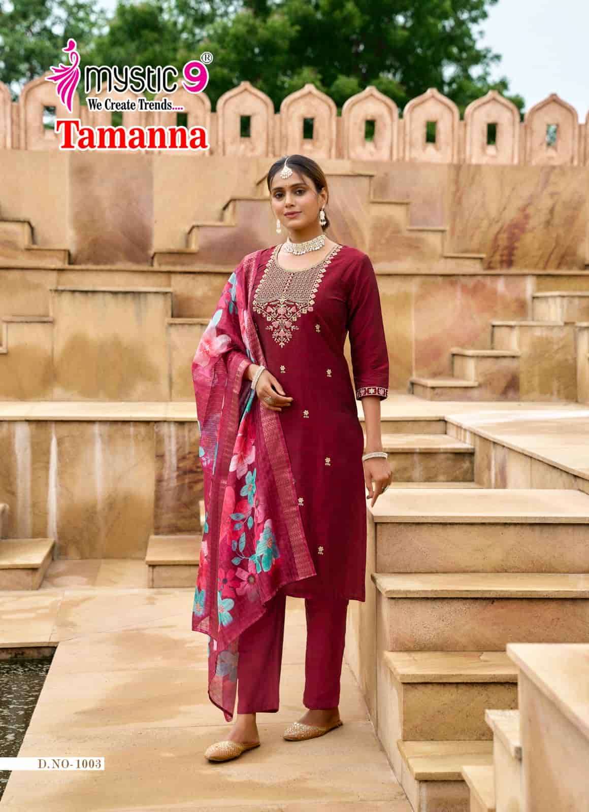 Mystic 9 Tamanna Vol 1 Salwar Suit Set Wholesale Catalogue - Amrah Wholesale