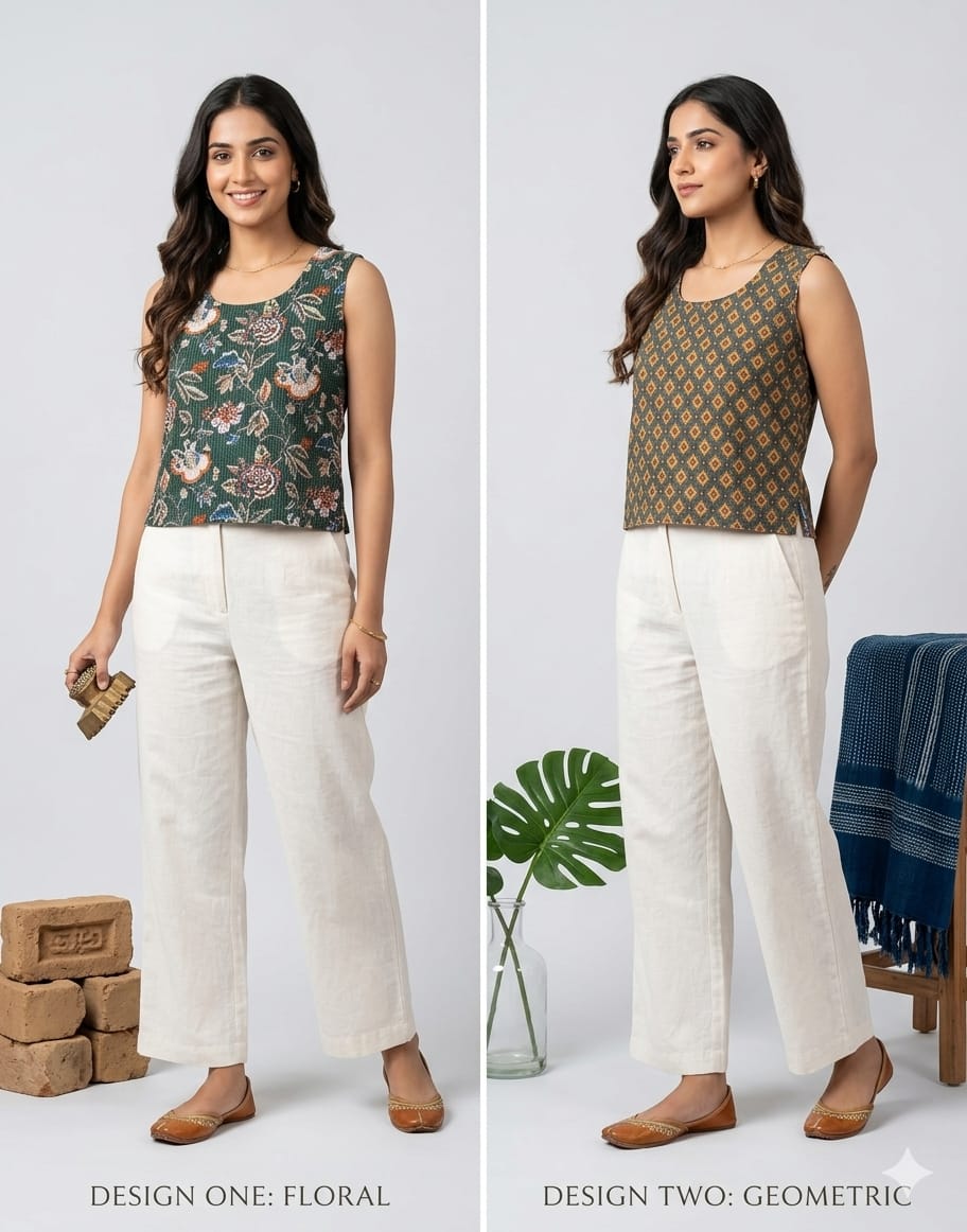 Naisha K 812 Cotton Printed Co Ord Set