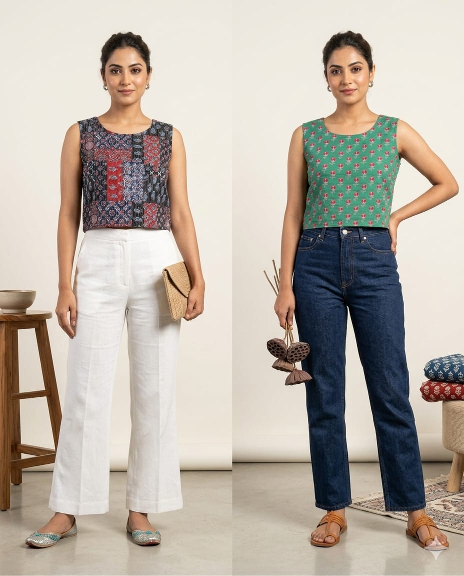 Naisha K 812 Cotton Printed Co Ord Set