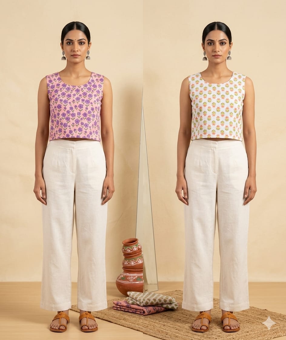Naisha K 812 Cotton Printed Co Ord Set