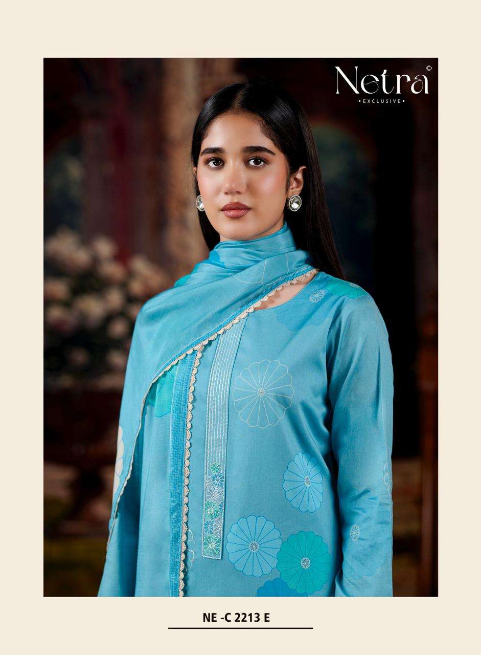 Netra Exclusive Aanchi Pure Cotton Dress Material Wholesale