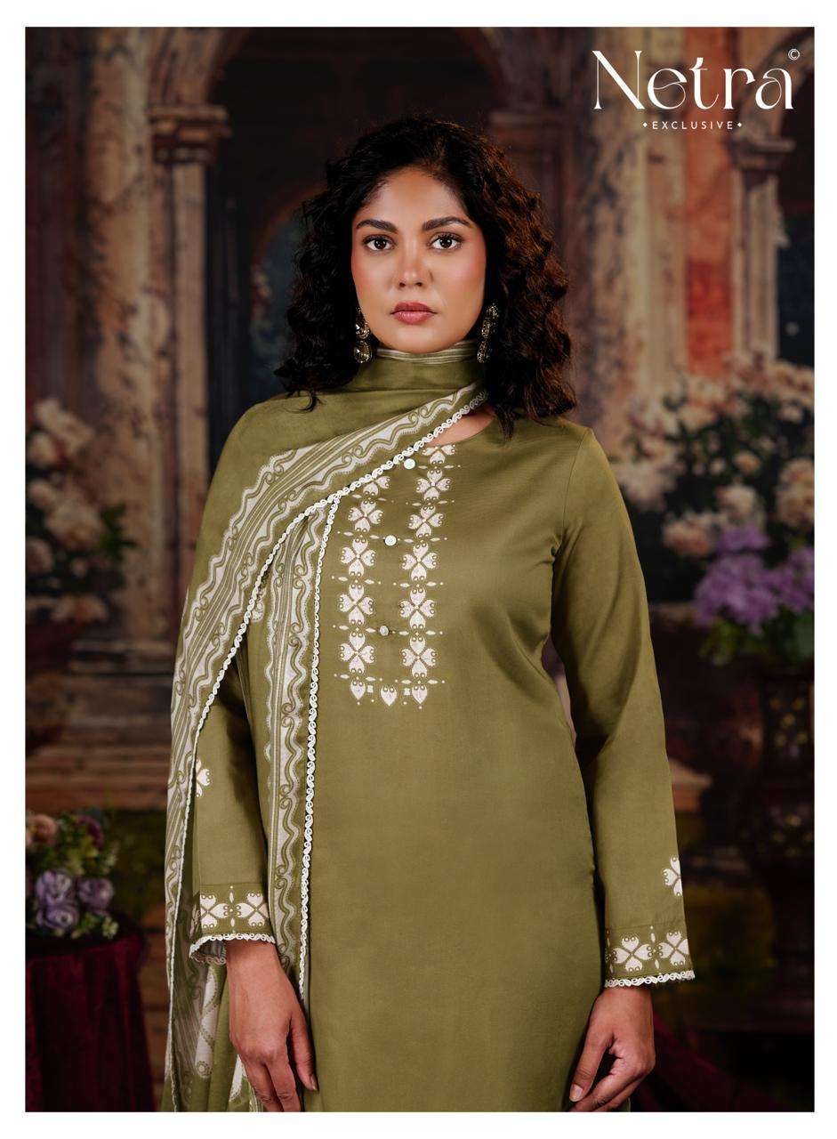 Netra Exclusive Jhalak Vol 4 Cotton Digital Print Dress Material - Amrah Wholesale