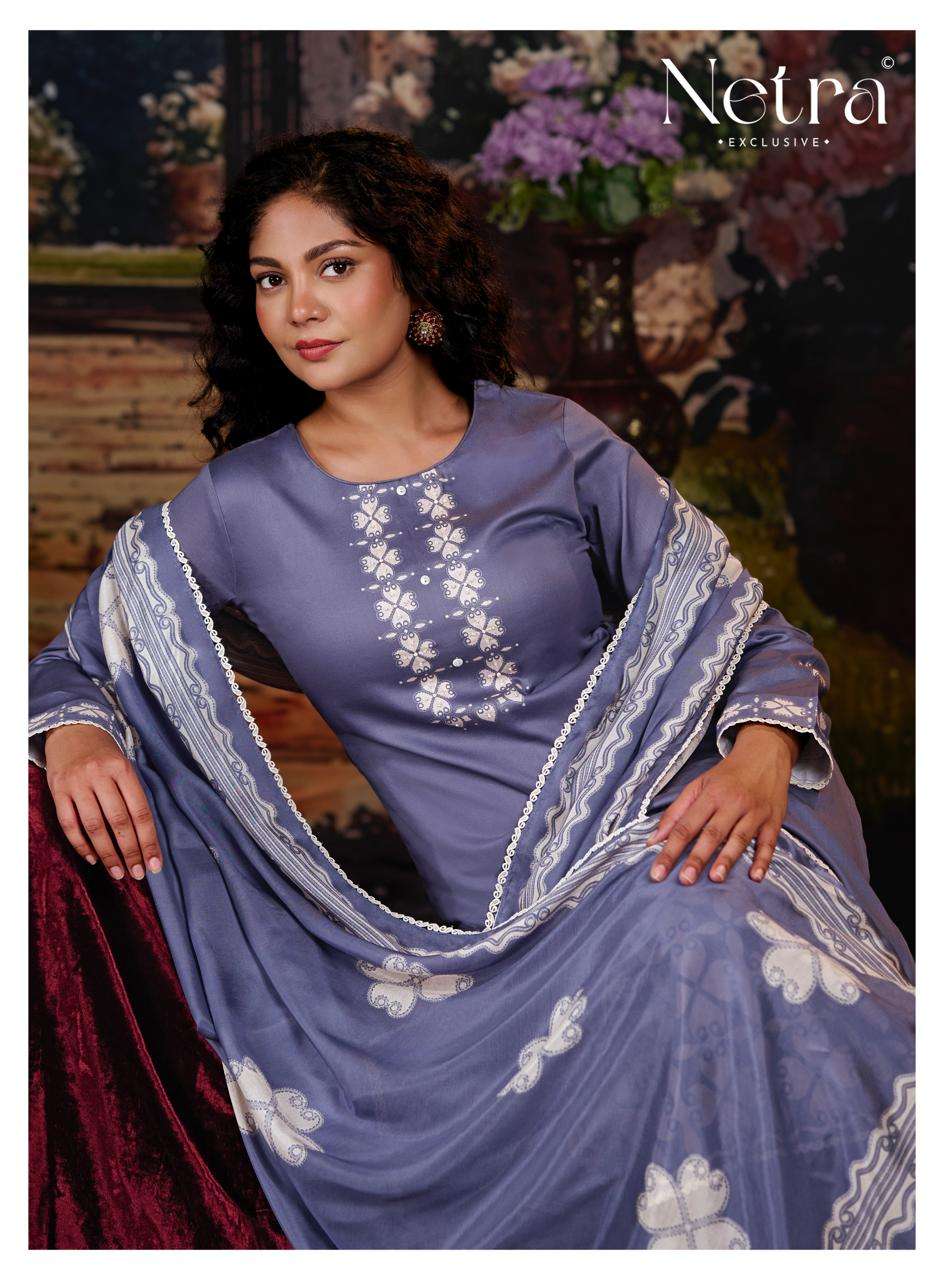 Netra Exclusive Jhalak Vol 4 Cotton Digital Print Dress Material - Amrah Wholesale