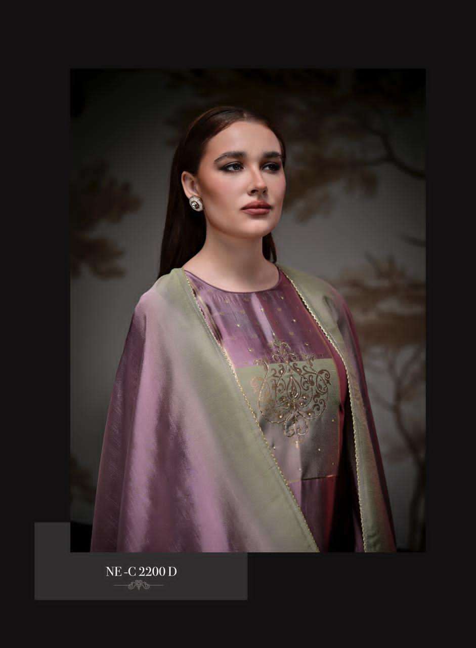 Netra Exclusive Pranati Premium Jacquard Silk Party Wear Dress Material Collection