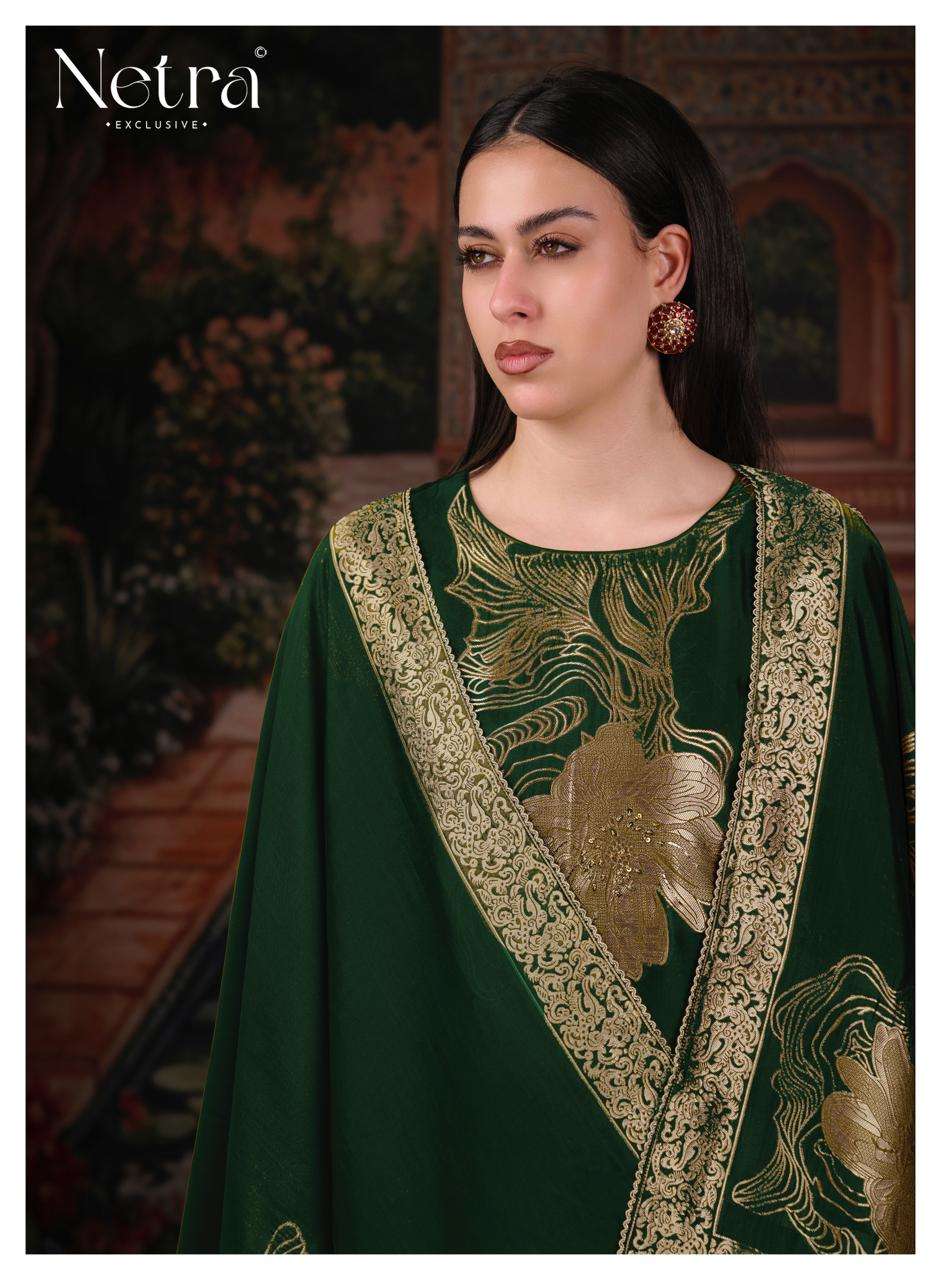 Netra Exclusive Tanyra Vol 2 Viscose Silk Jacquard Dress Material