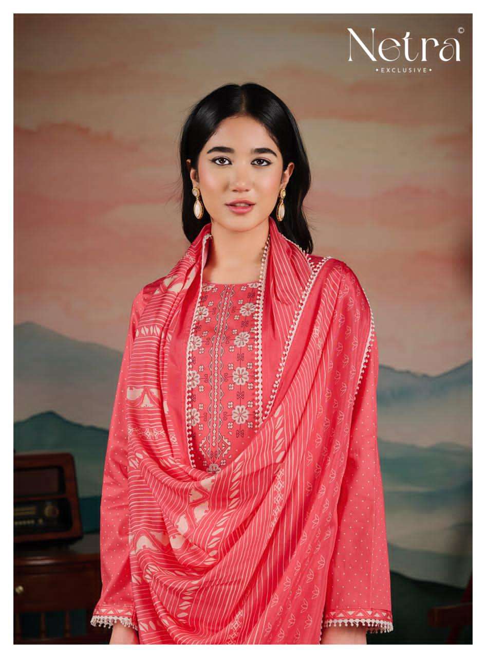 Netra Manvi Pure Cotton Digital Printed Dress Material